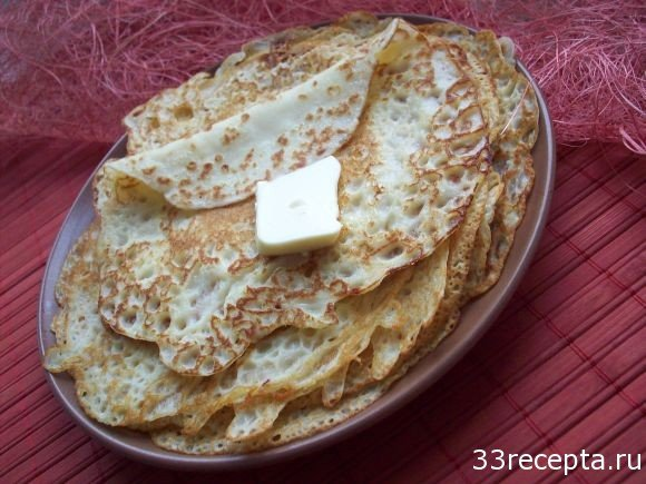 Блины по рецепту Татьяны Толстой