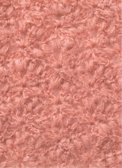 Узор с пышными столбиками для мохера