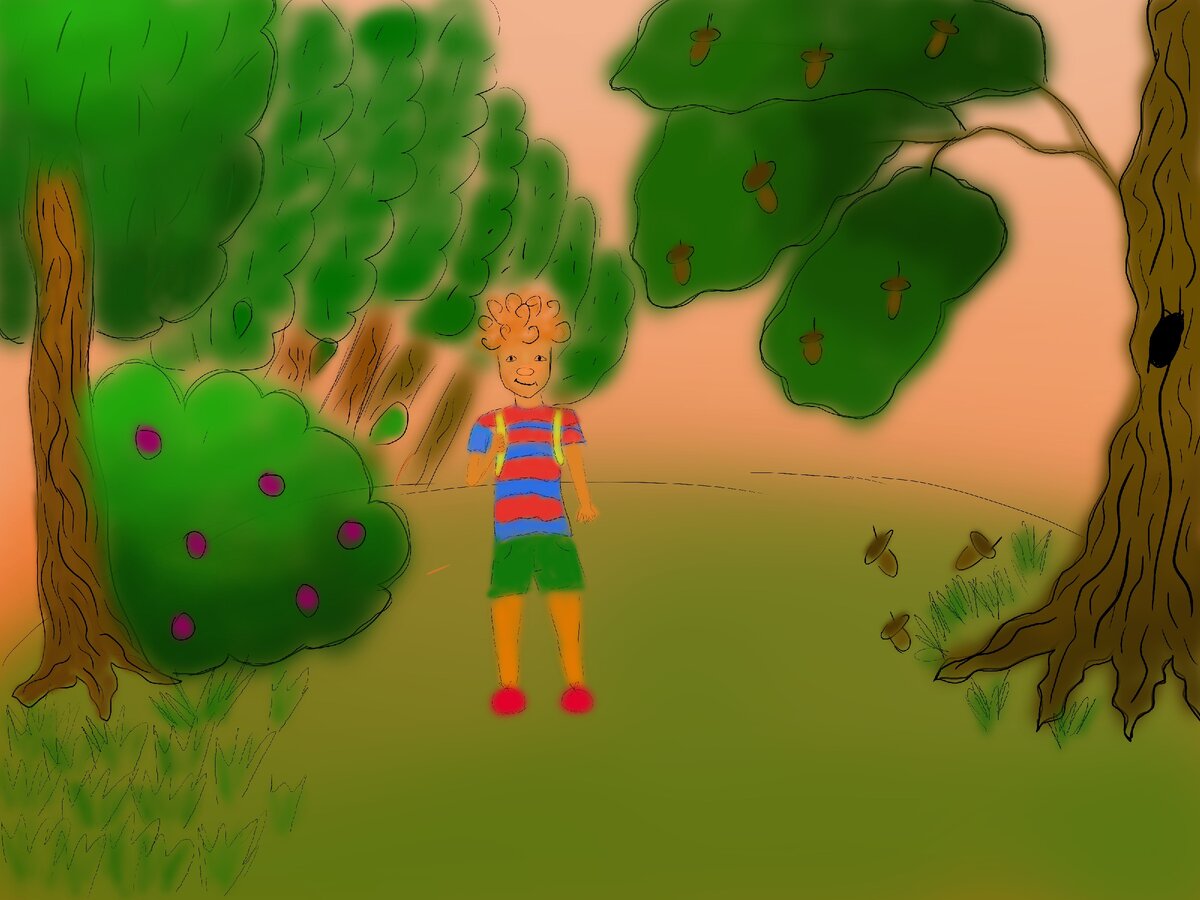 Это первый набросок Мальчика Пепки. А каким Вы представляете его?