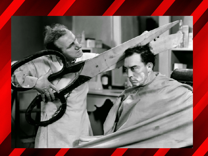 Кадр из к/ф с участием Бастера Китона