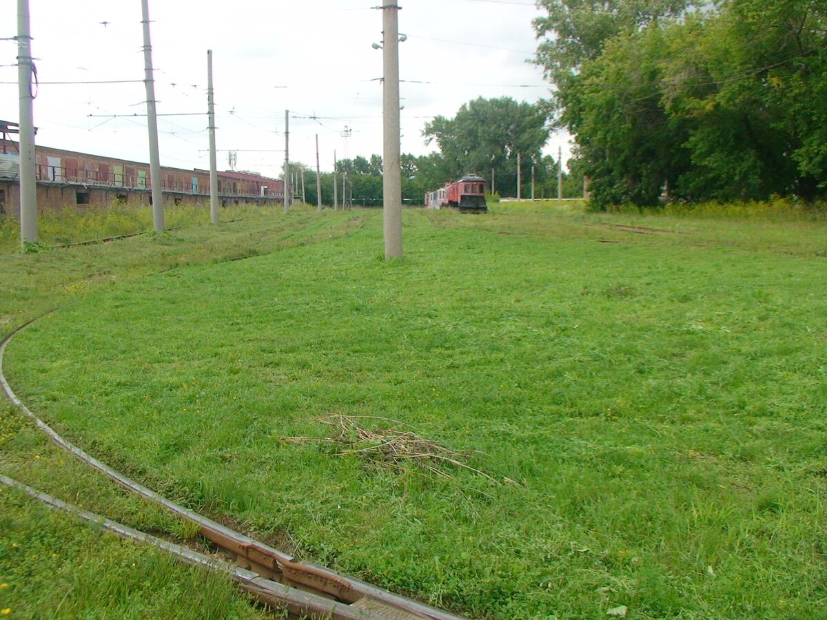 Октябрьский трамвайный парк в Новосибирске. Результат работ.