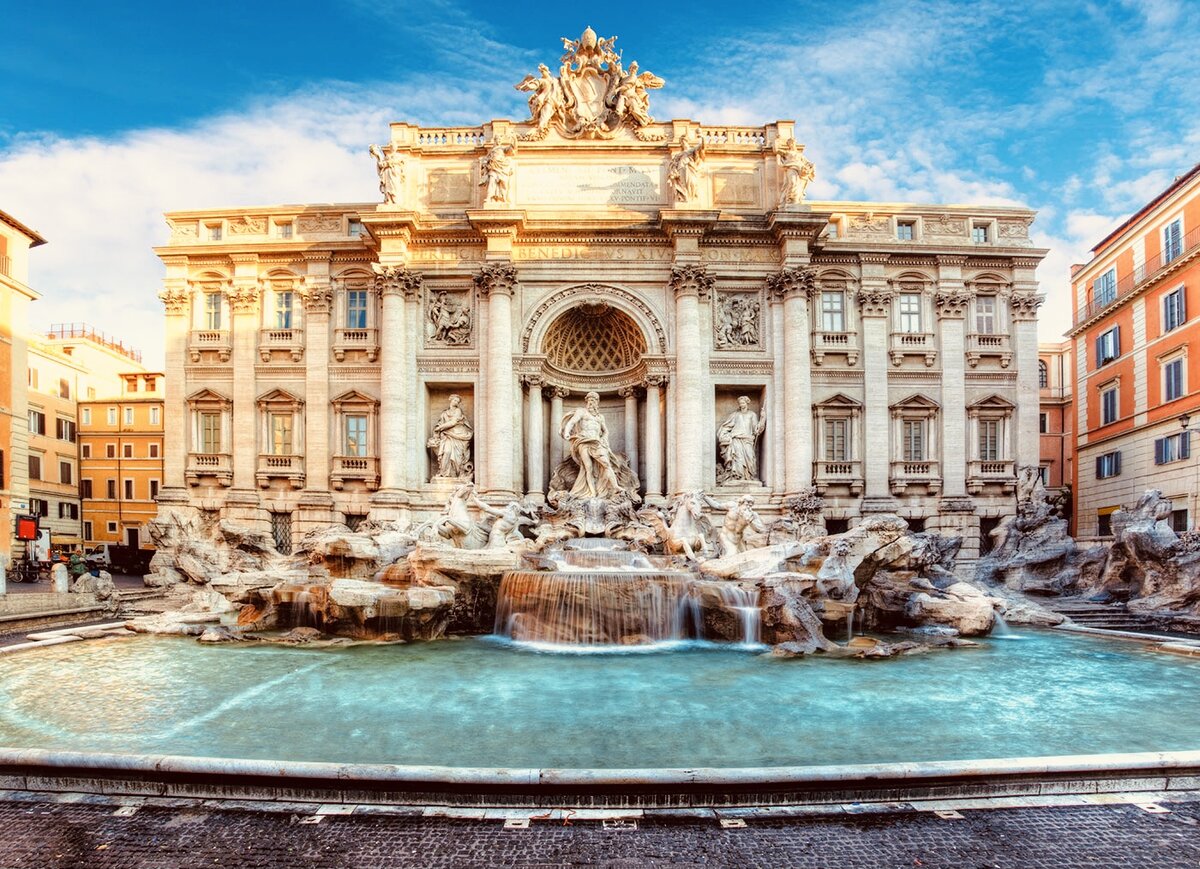 Фонтан Треви в Риме