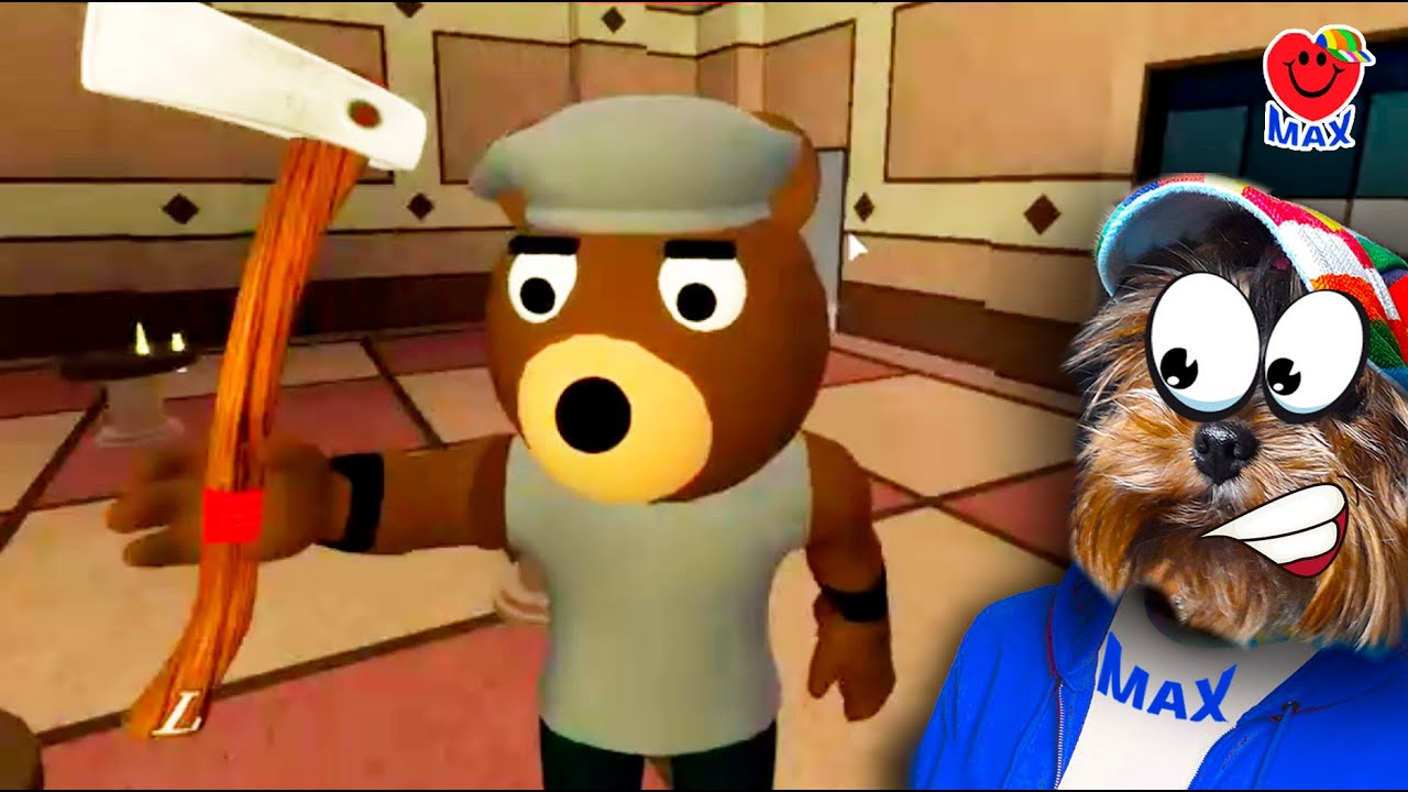 ПИГГИ 2 BEAR DOUBLE vs Макс! Jumpscare Piggy Book 2 Roblox Валеришка Макс