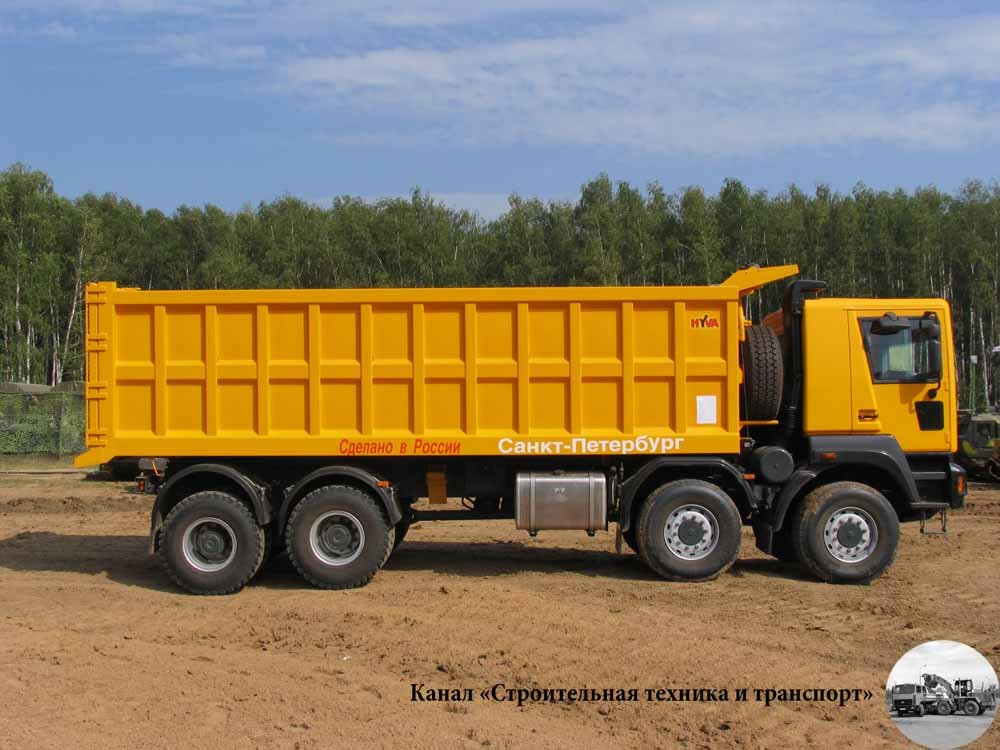 Самосвал Yarovit Gloros 4452/4443 на 21-м полигоне НИИИ МО РФ в Бронницах
