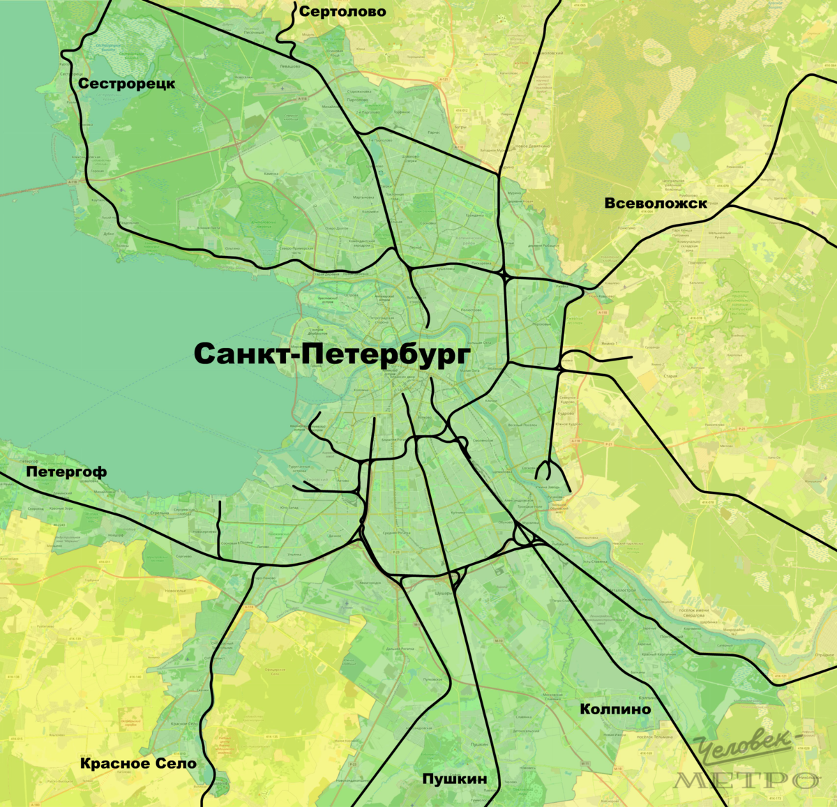 Железные дороги ленинградской области