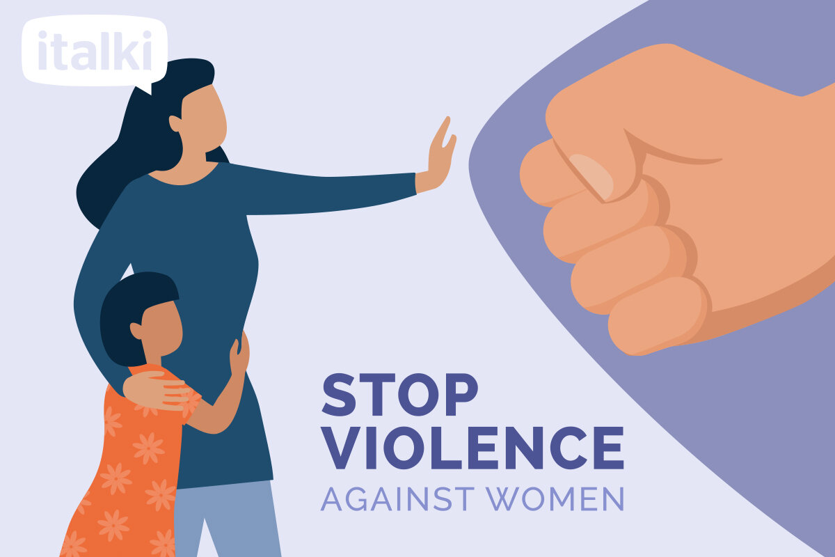 Stop violence against women