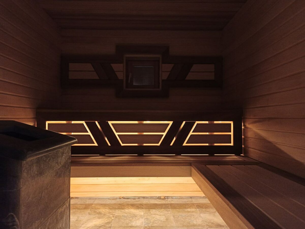 Отделка сауны "под ключ".