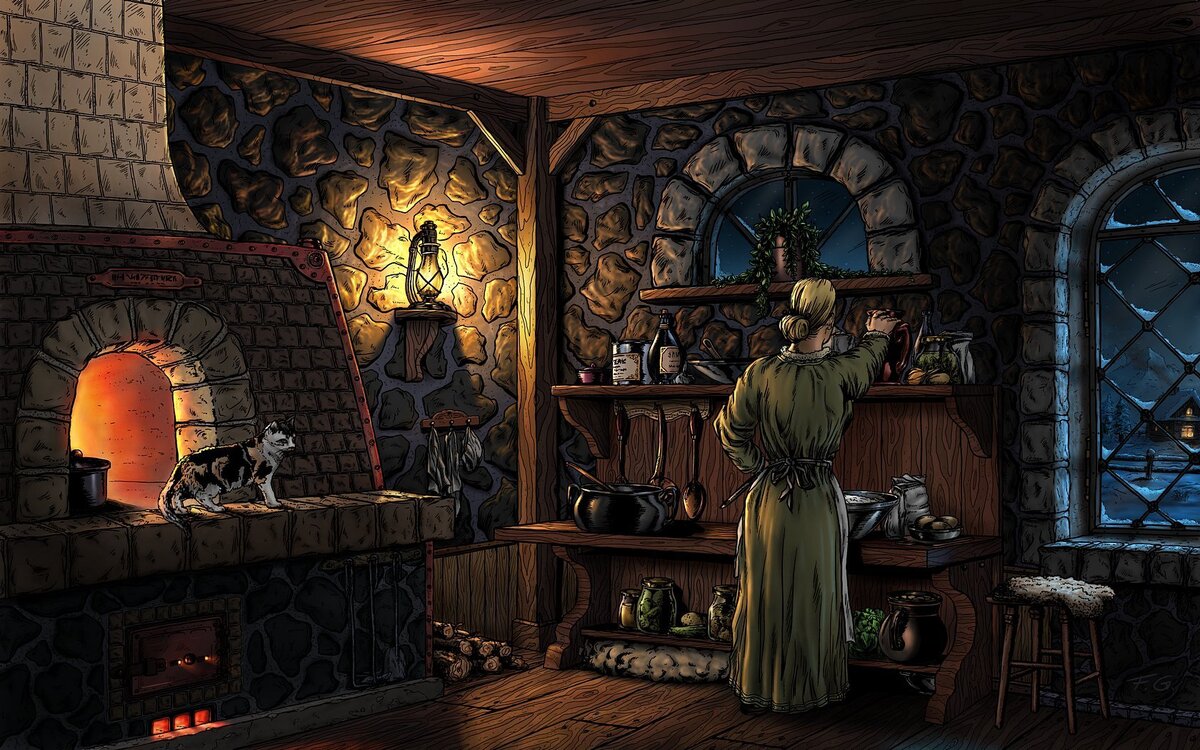 Ведьма (Источник: https://kartinkin.net/21169-komnata-vedmy.html)