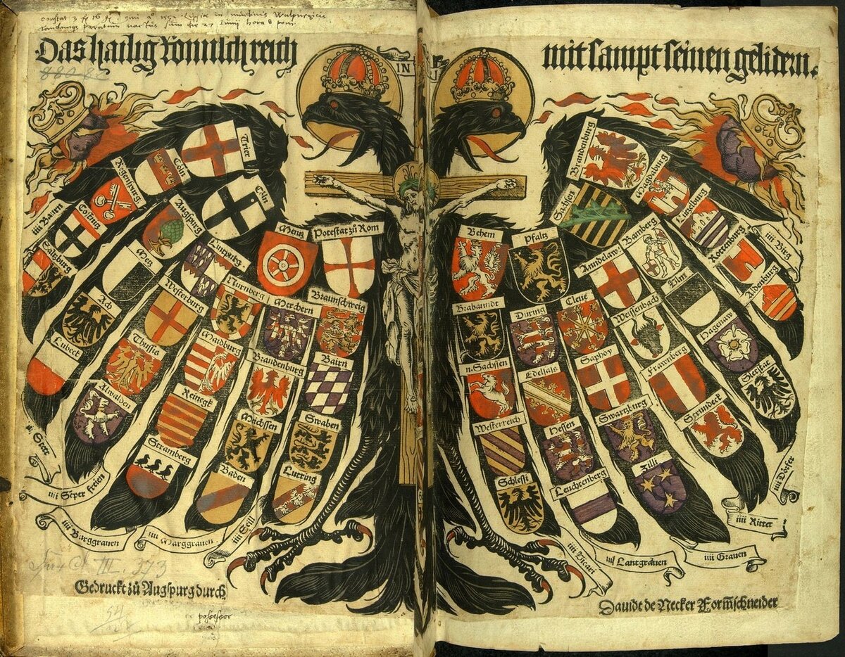 Герб Священной Римской империи (1510 г., автор Ханс Бургкмайр)
