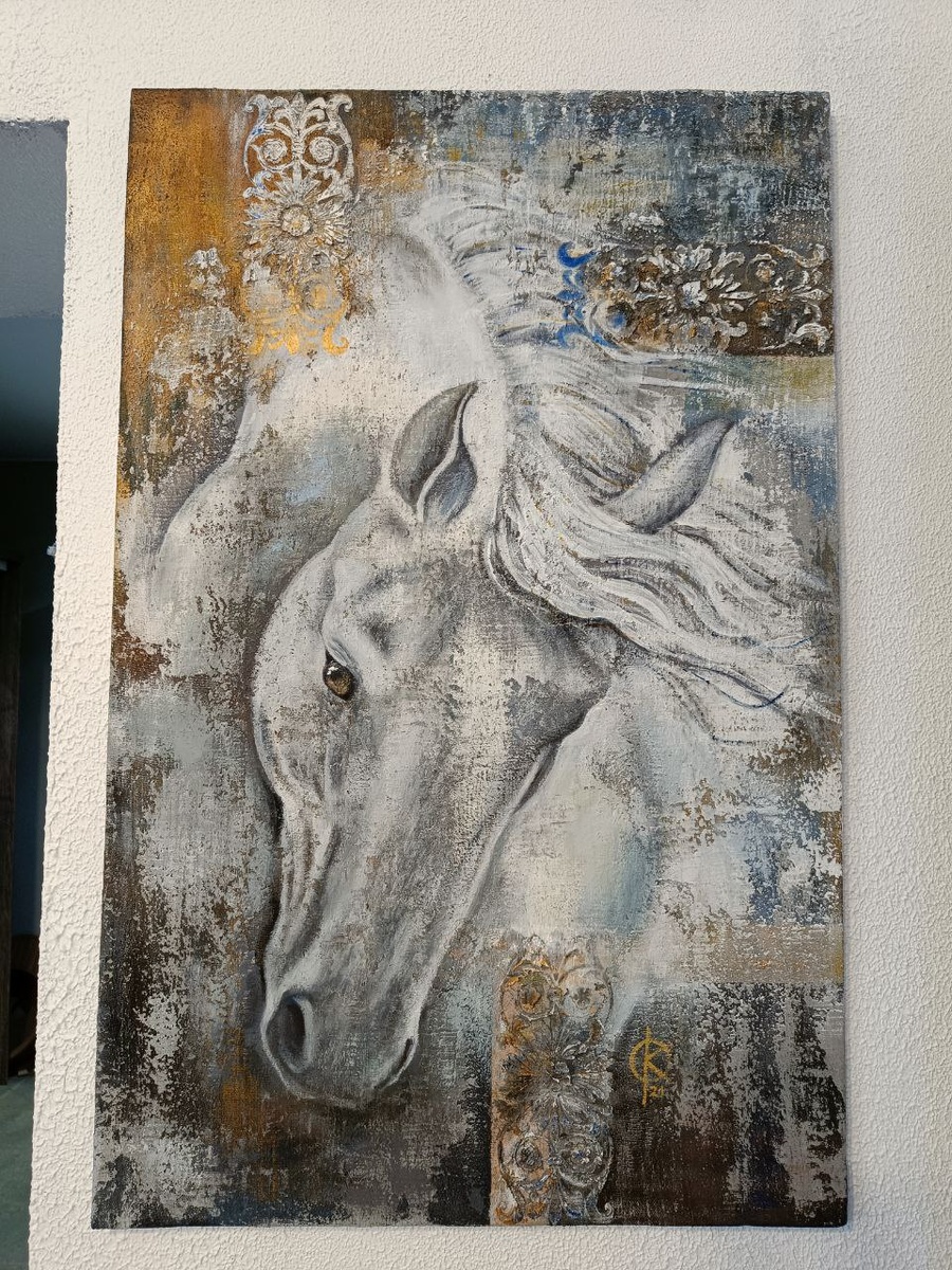 Картина работы Оксаны Курашевой (архив автора) 