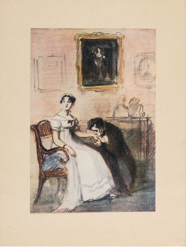 Рудаков К. Рисунки к роману А. С. Пушкина Евгений Онегин. 