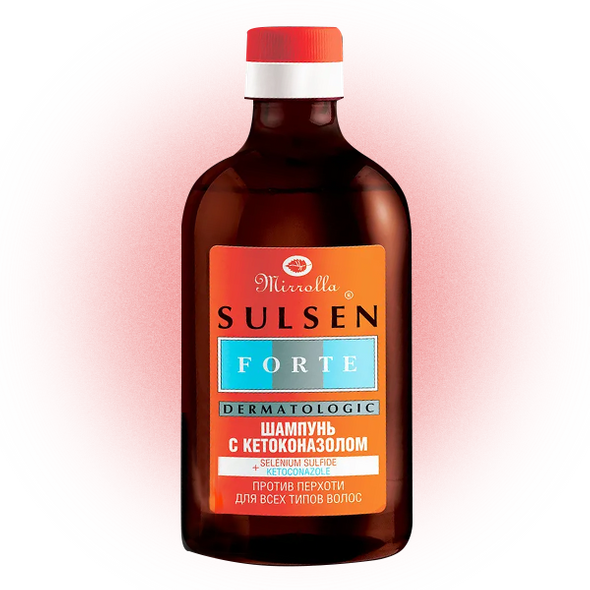
купить412 руб.Шампунь против перхоти Sulsen Forte, Mirrolla