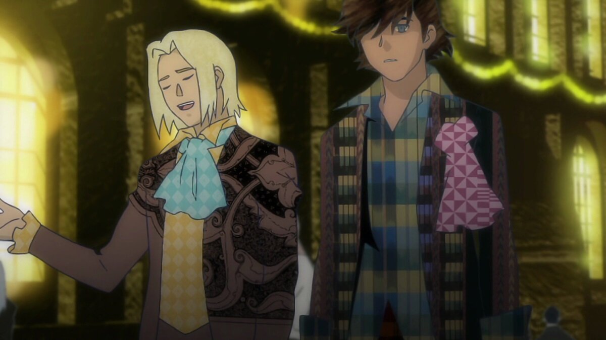 Даже повседневная одежда героев бросается в глаза.