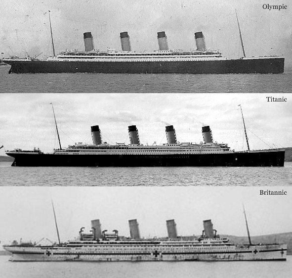 Картинки титаник и британик