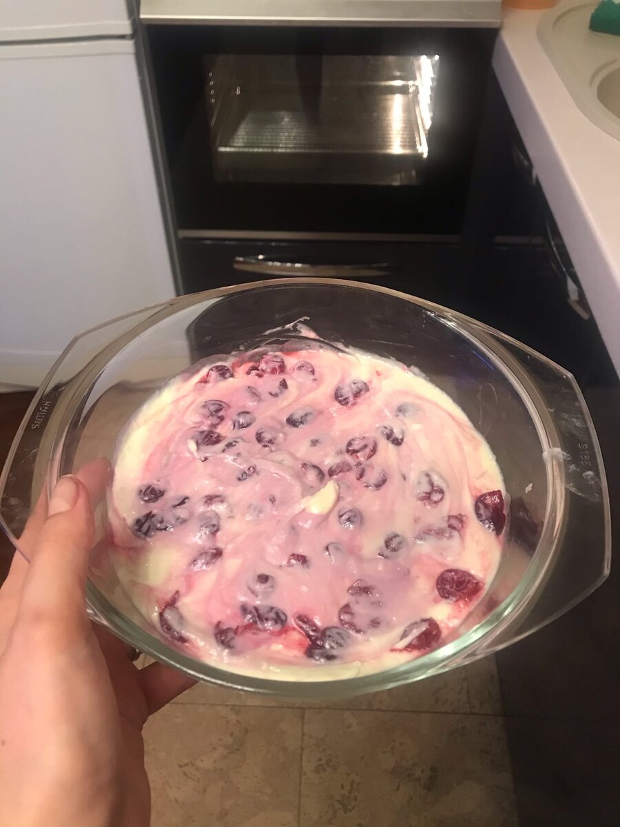 В таком виде ставьте в духовку