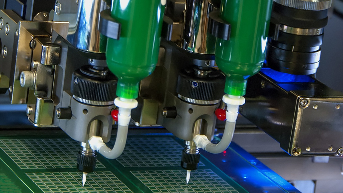 Герметизация микросхем. Приспособление для заливки компаундом. Герметизация компаундом. Станок для нанесения компаунда. Дозатор для компаунда.