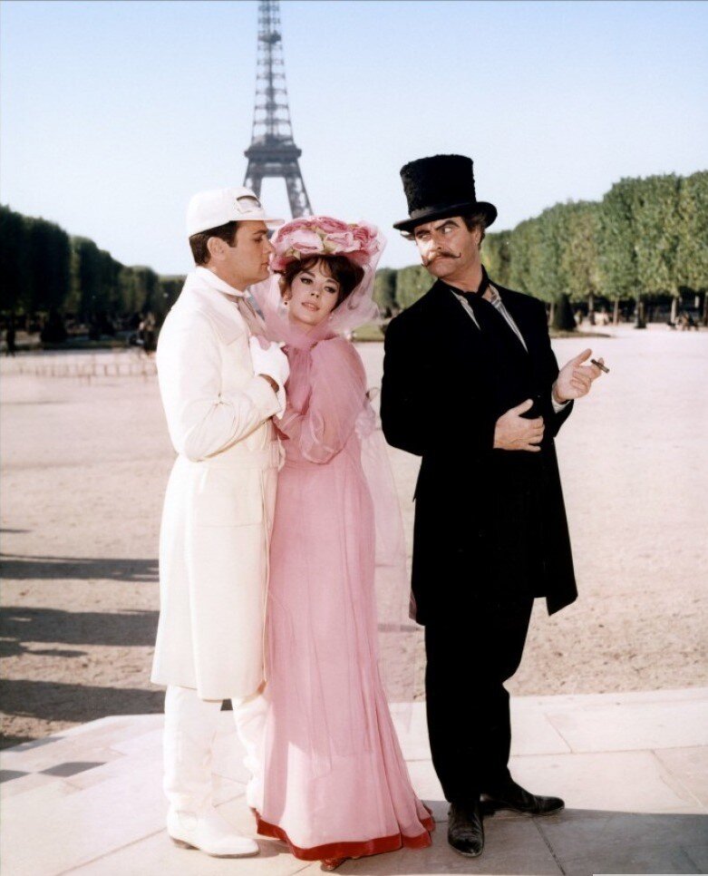 Тони Кёртис, Натали Вуд и Джек Леммон в образе героев “Больших гонок”, фото из сети Интернет