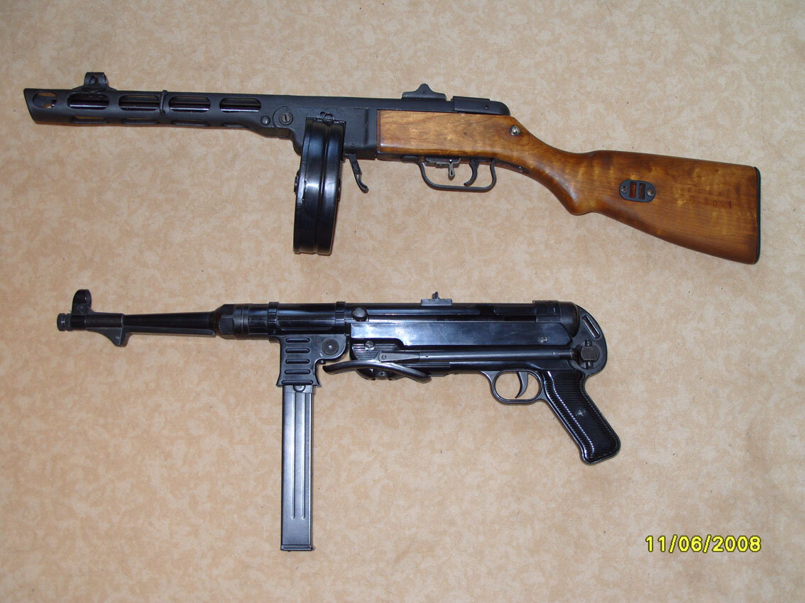 ППШ-41 и MP-40