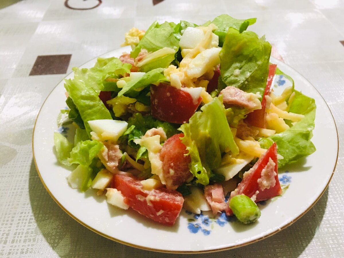 Салат с тунцом консервированным классический рецепт без майонеза диетические рецепты с фото