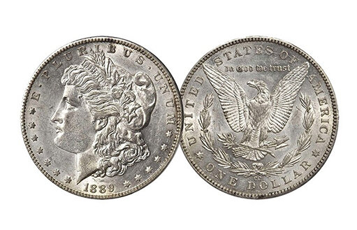 Серебряный доллар США 1889 года / фото © Золотой Запас