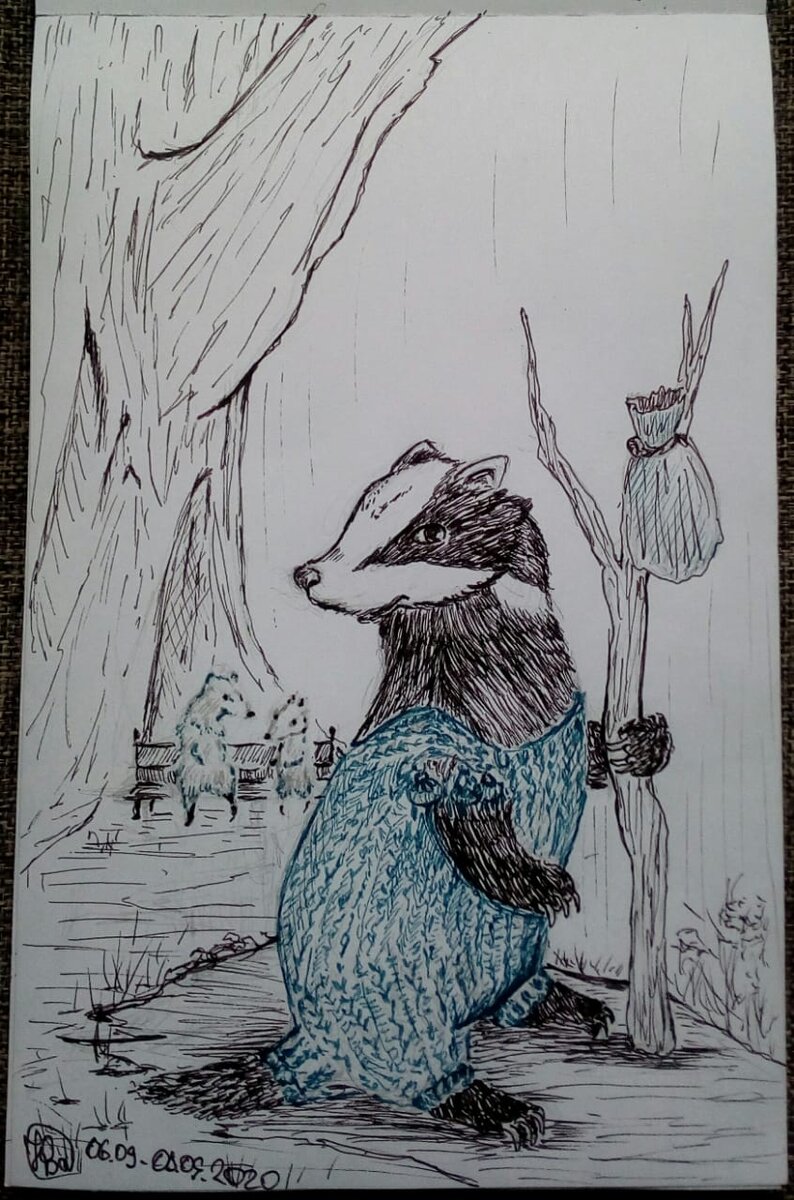 Поговорим о пересудах? Думаю они есть и в волшебном лесу и среди волшебных зверей. А как иначе они узнают последние новости? Только передавая друг другу.Вот те две мышки явно что-то обсуждают:- Слышали новость про барсука?- Нет, а что с ним?- Да вы что? Он повез свою коллекцию вязанных комбинезонов в соседний лес! Последний писк моды перед зимней спячкой...