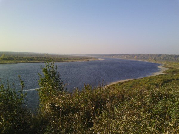 Вот такая красота открывается с мыса