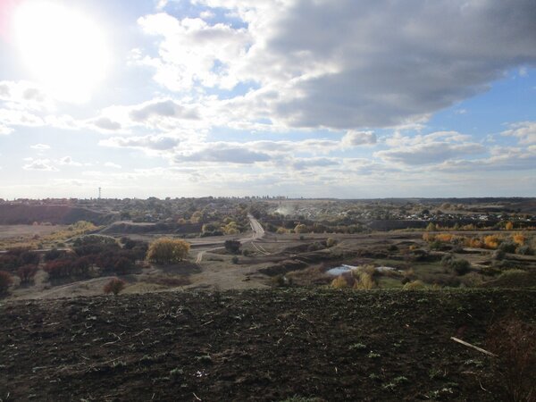 Вид с правого берега на Советское-Мариенталь