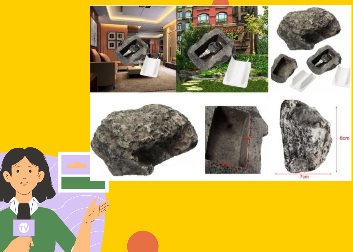 Тайник в виде камня.