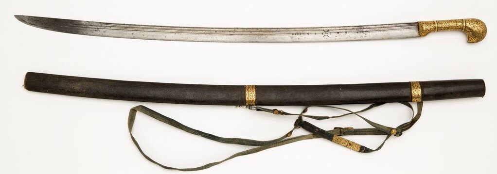 Кавказская шашка из коллекции Livrustkammaren (Швеция).