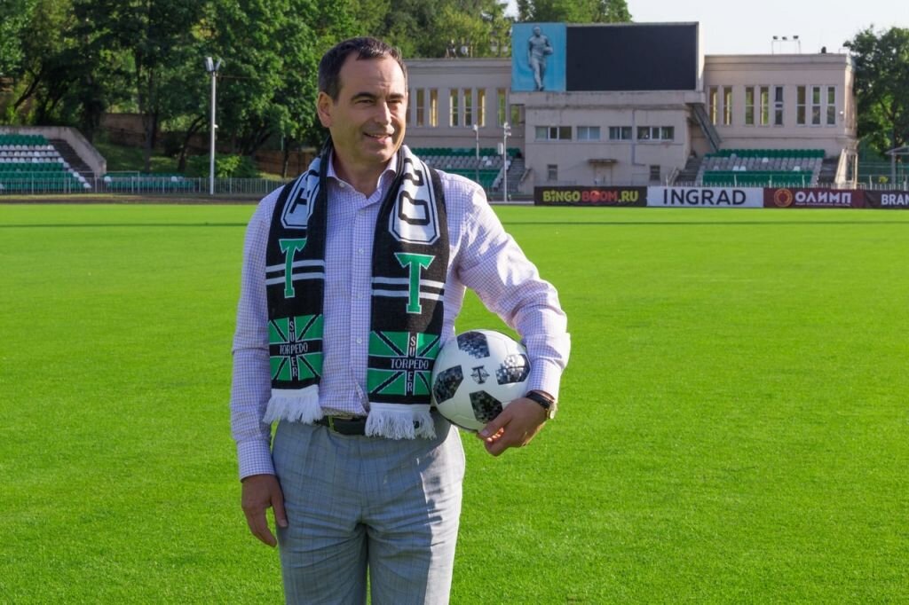 Владелец московского Торпедо Роман Авдеев, фото с сайта torpedo.ru
