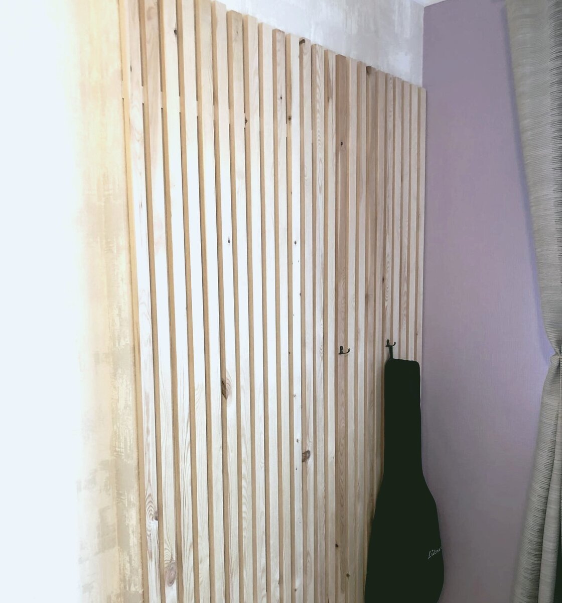 Моя реечная стена 