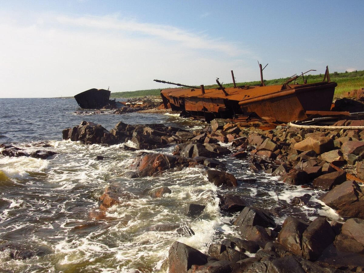 Аметистовый берег белого моря