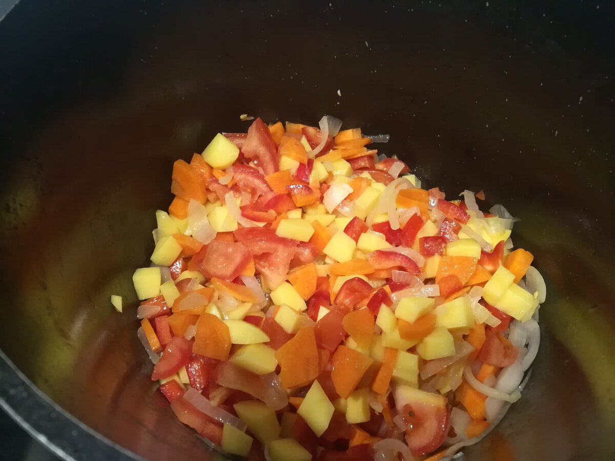 Томим овощи