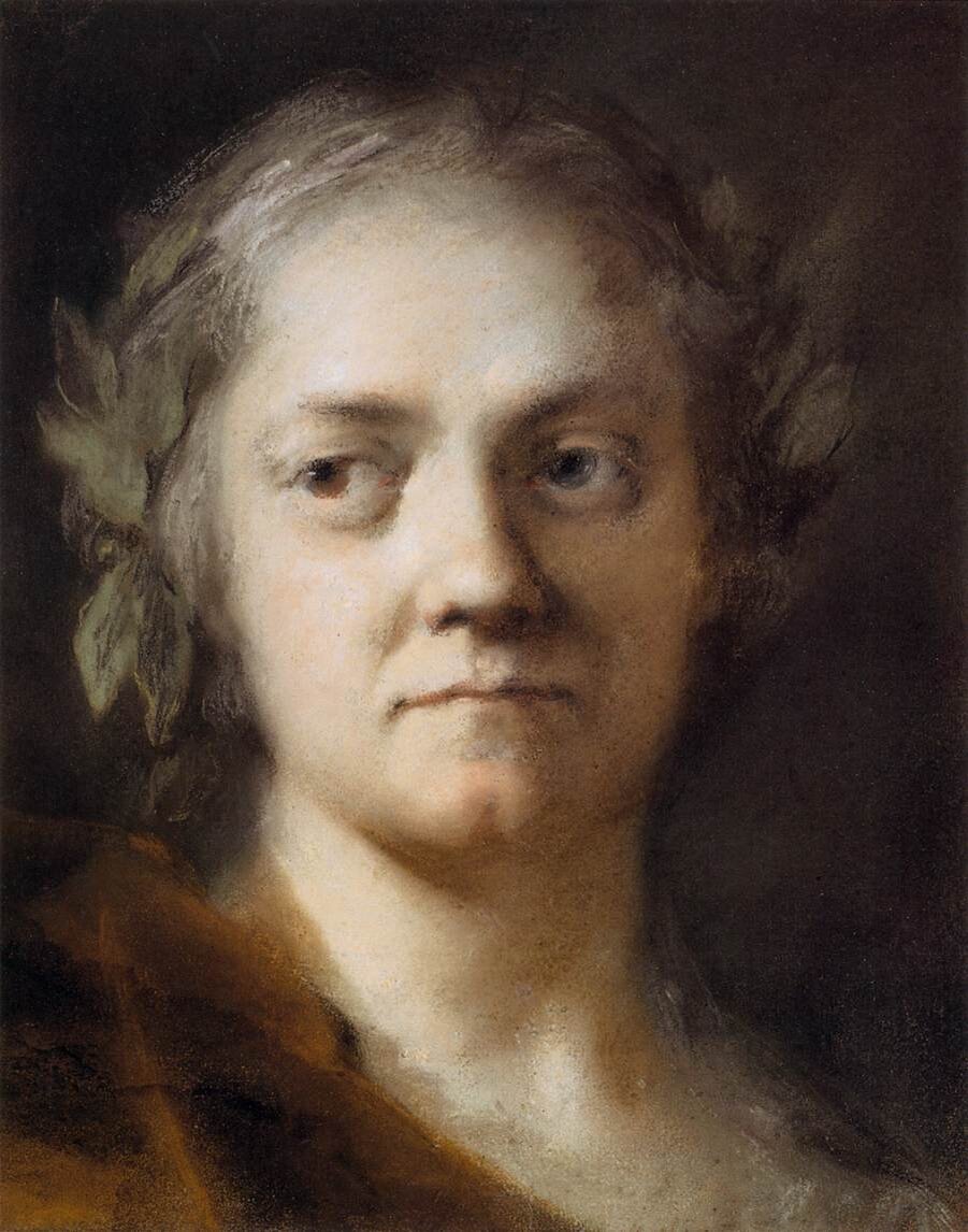 Розальба Карьера. Автопортрет. 1746 г