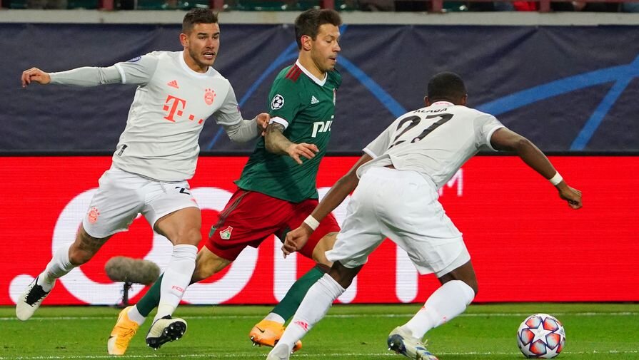 Лига Чемпионов UEFA Локомотив-Бавария 