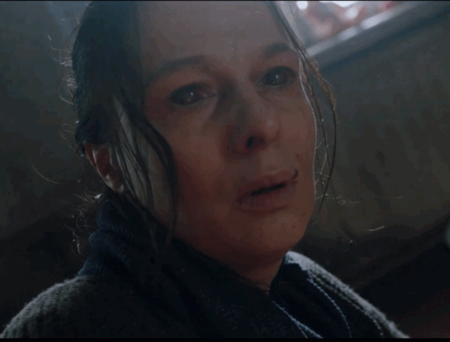 Заболевшая женщина.