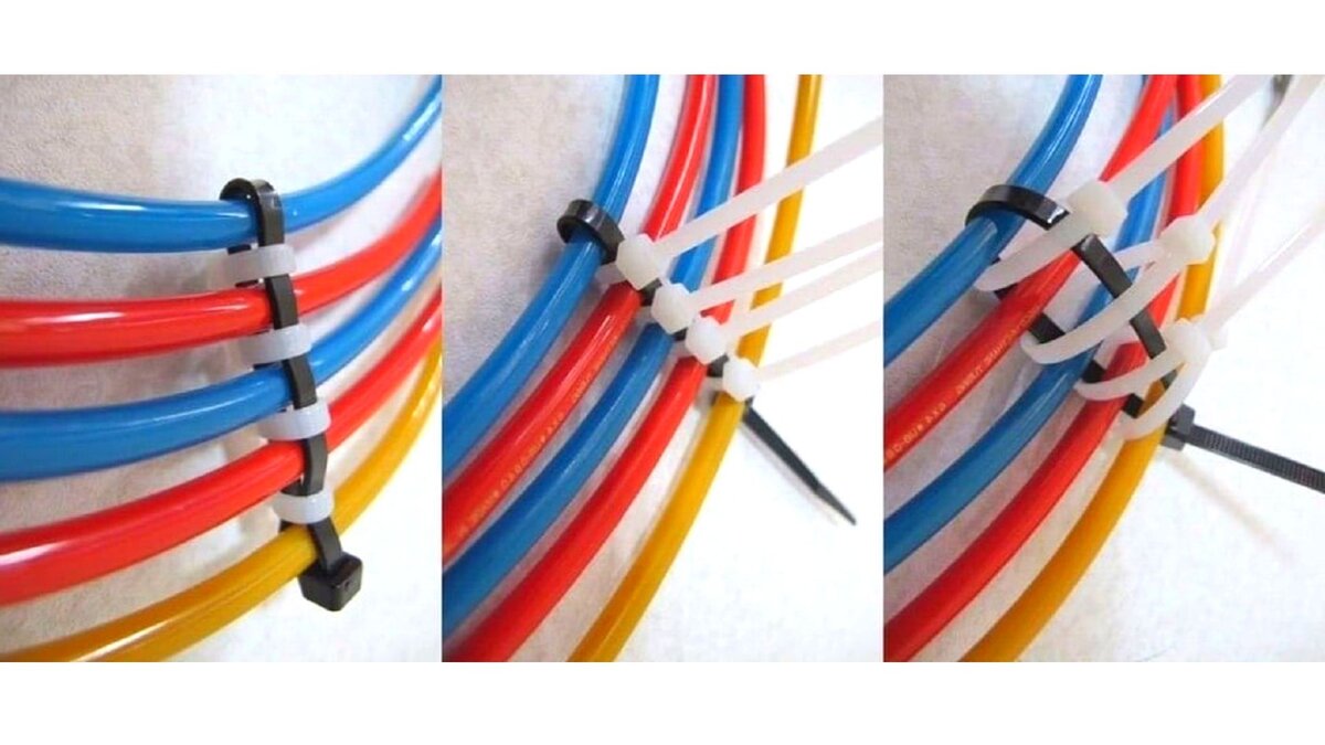 Вариант скрепления проводов для настоящих перфекционистов 
*Фото из открытого источника "Pinterest"*