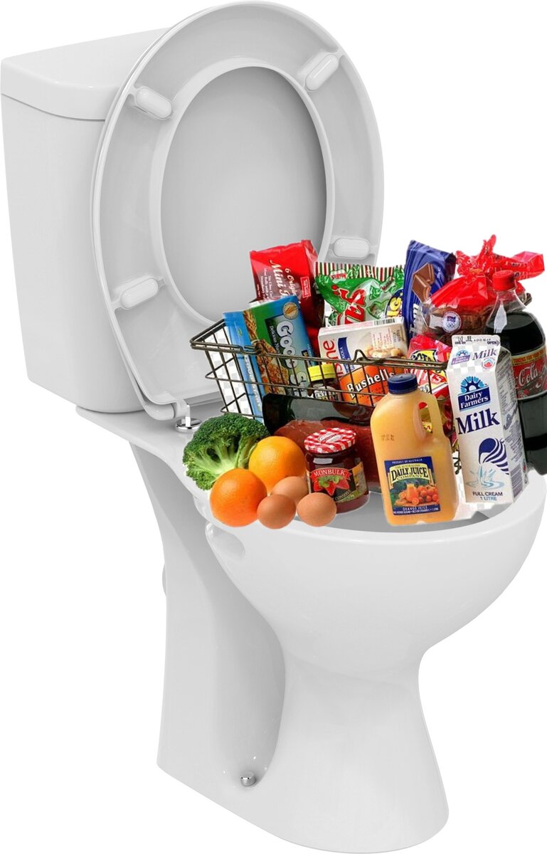 Работаю на унитаз.... 