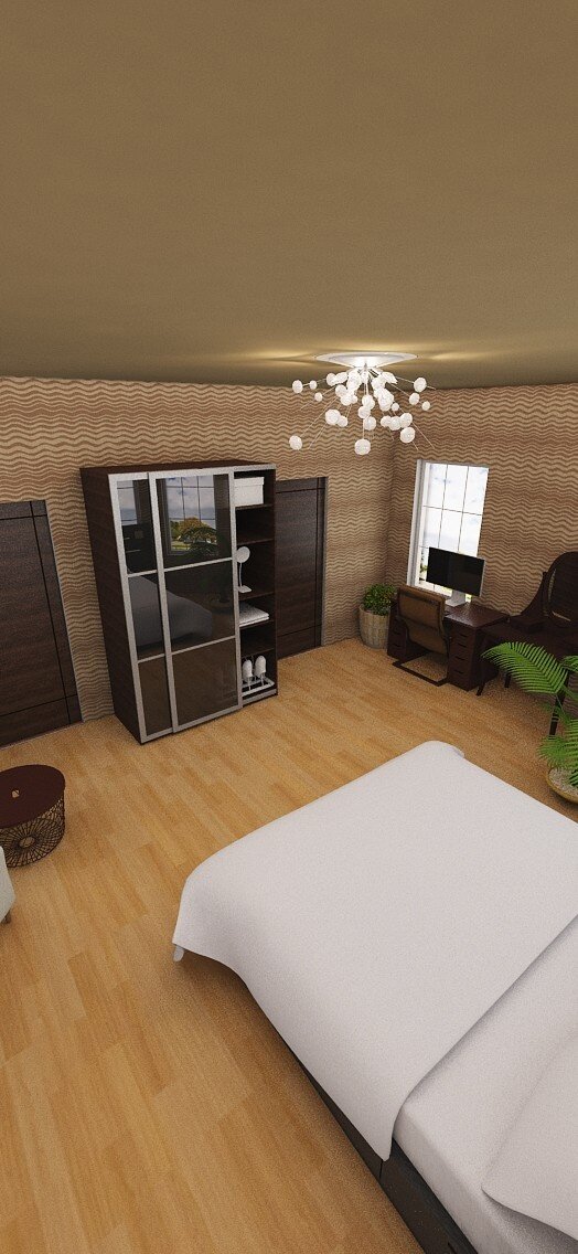 Вот такие комнаты можно там построить.