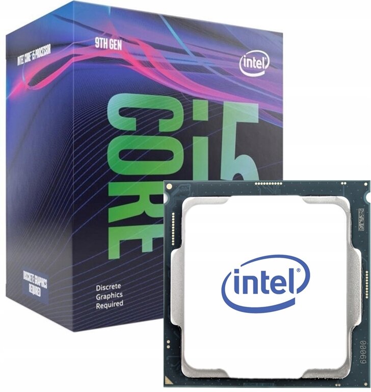 Лучшая сборка ПК за 50000 рублей в 2020 году включает в себя процессор Intel Core i5-9400F BOX. Это мощный 6-ядерный чип, для размещения которого требуется сокет LGA1151v2. Он идеально подойдет для игрового компьютера среднего или начального уровня. Тактовая частота процессора - 2.9 ГГц, но есть возможность разгона до 4.1 ГГц, что обеспечивается функцией Turbo Boost 2.0. Встроенной графики нет, поэтому без видеокарты будет никак не обойтись. Intel Core i5-9400F располагает 9 Мб кэш-памяти 3 уровня.