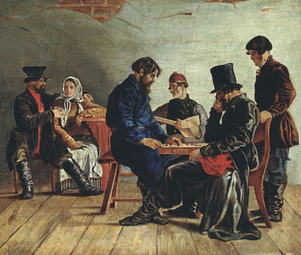 «Игра в шашки» Холст, масло
Нижегородский художественный музей