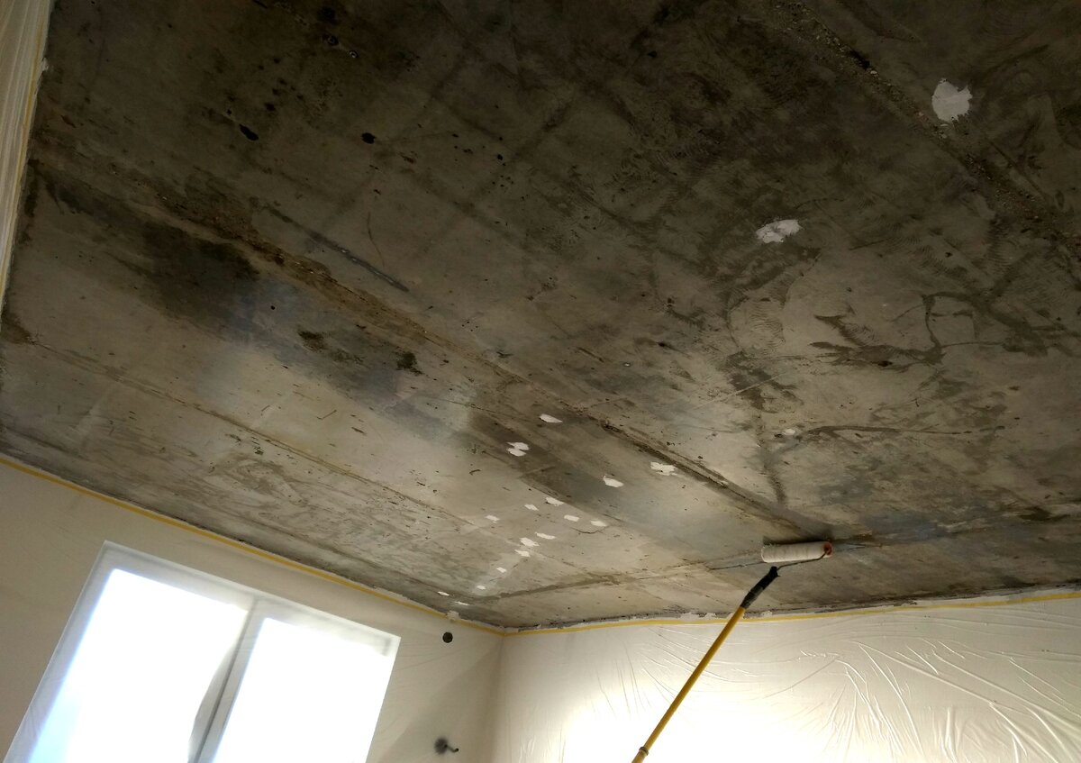 видно, что половина уже прогрунтована