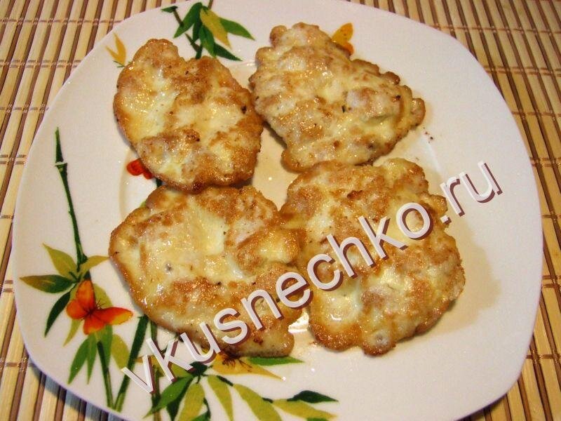 Как приготовить куриные лепешки тающие во рту, пошаговый рецепт с фото.