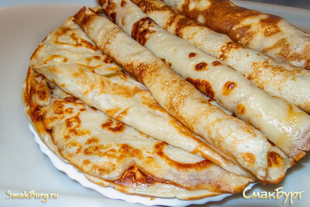 Масленичная неделя идет! Готовим вместе со СмакБургом отличные блинчики и оладушки на кефире!