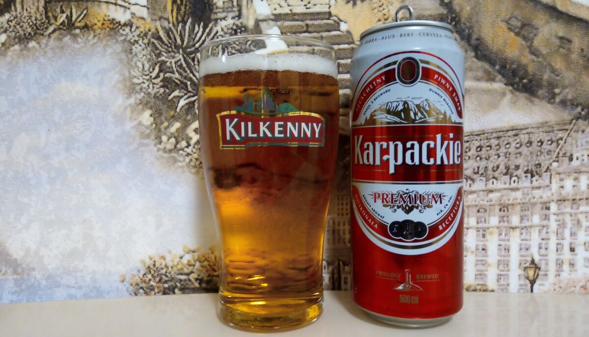 «Karpackie Premium» в стакане. Фото автора 