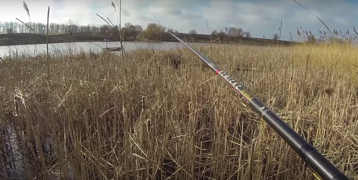 Хорошее место для ловли боковым кивком