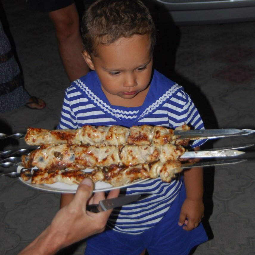 Сынуля и шашлык)
