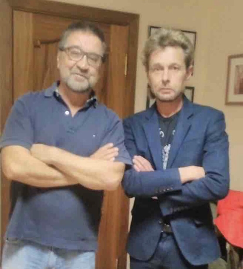 Ю.Ю.Шевчук и мой папа. 