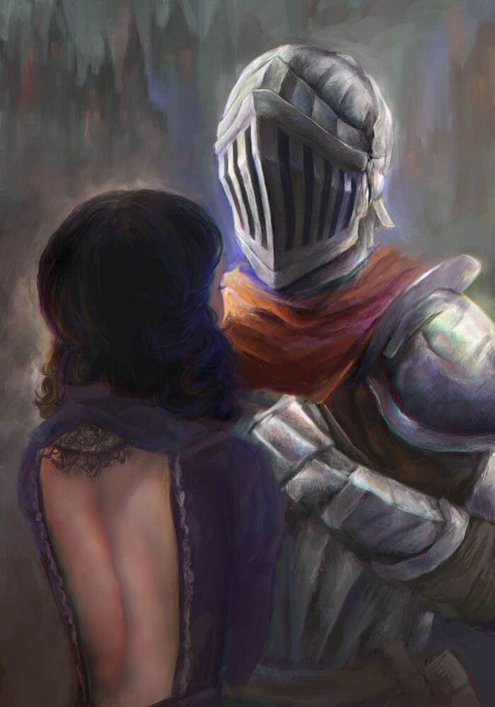 Рыцарь и чародейка.