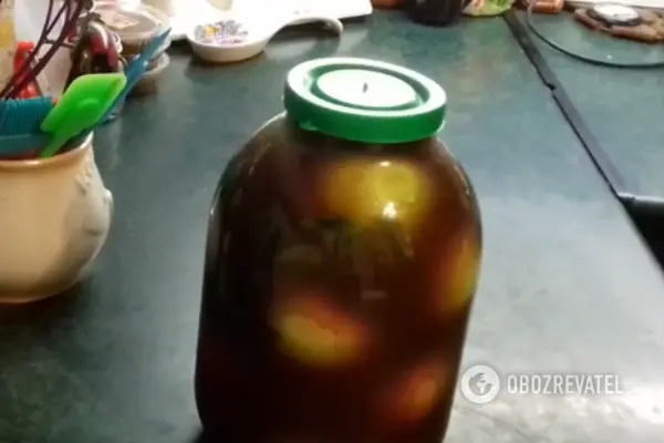 Моченые яблоки с солодом и гвоздикой 